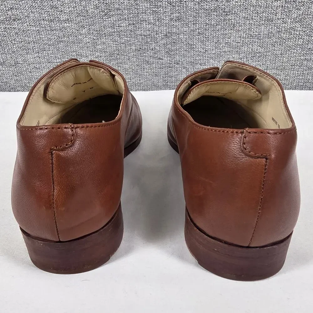 COLE HAAN WOMENS GRAND.OS BROWN LEATHER SLIP-ON LOAFER STYLE WO1107 SIZE 7